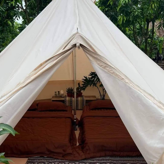 Lều Glamping Máy Lạnh